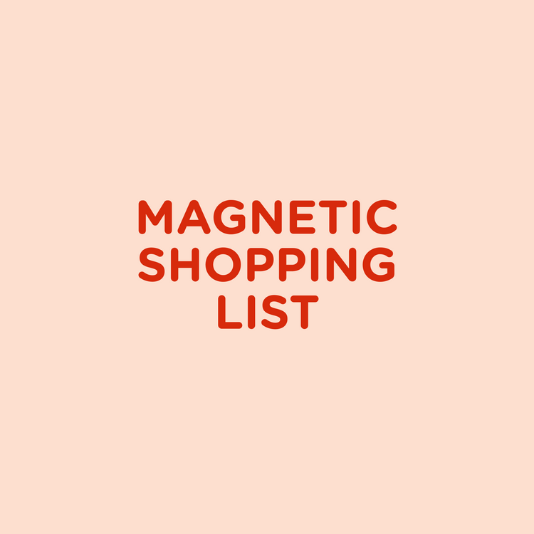 Magnetic Shopping List