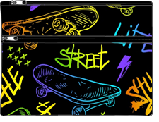 Pencil Case - Large 2 zip - Skate Street Life