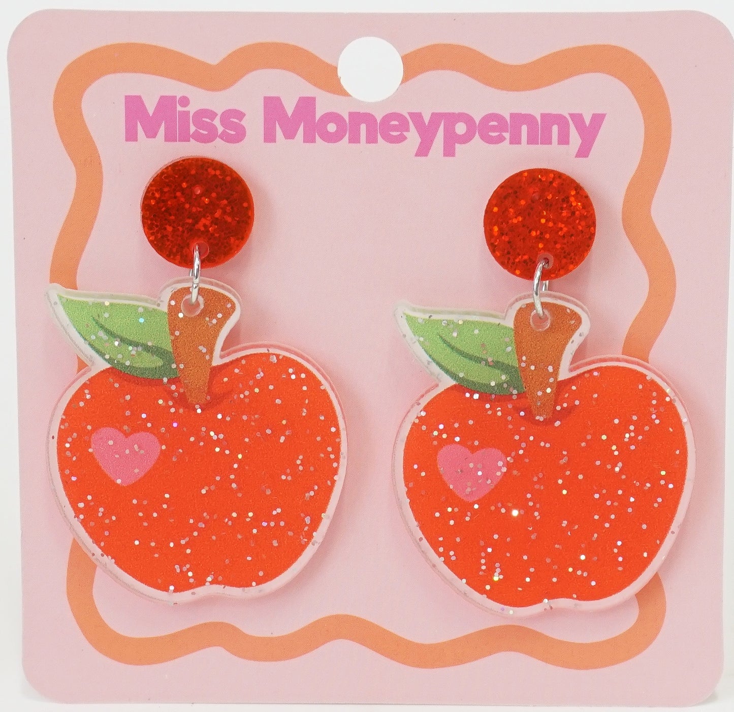 EARRINGS - TEACHER - APPLE