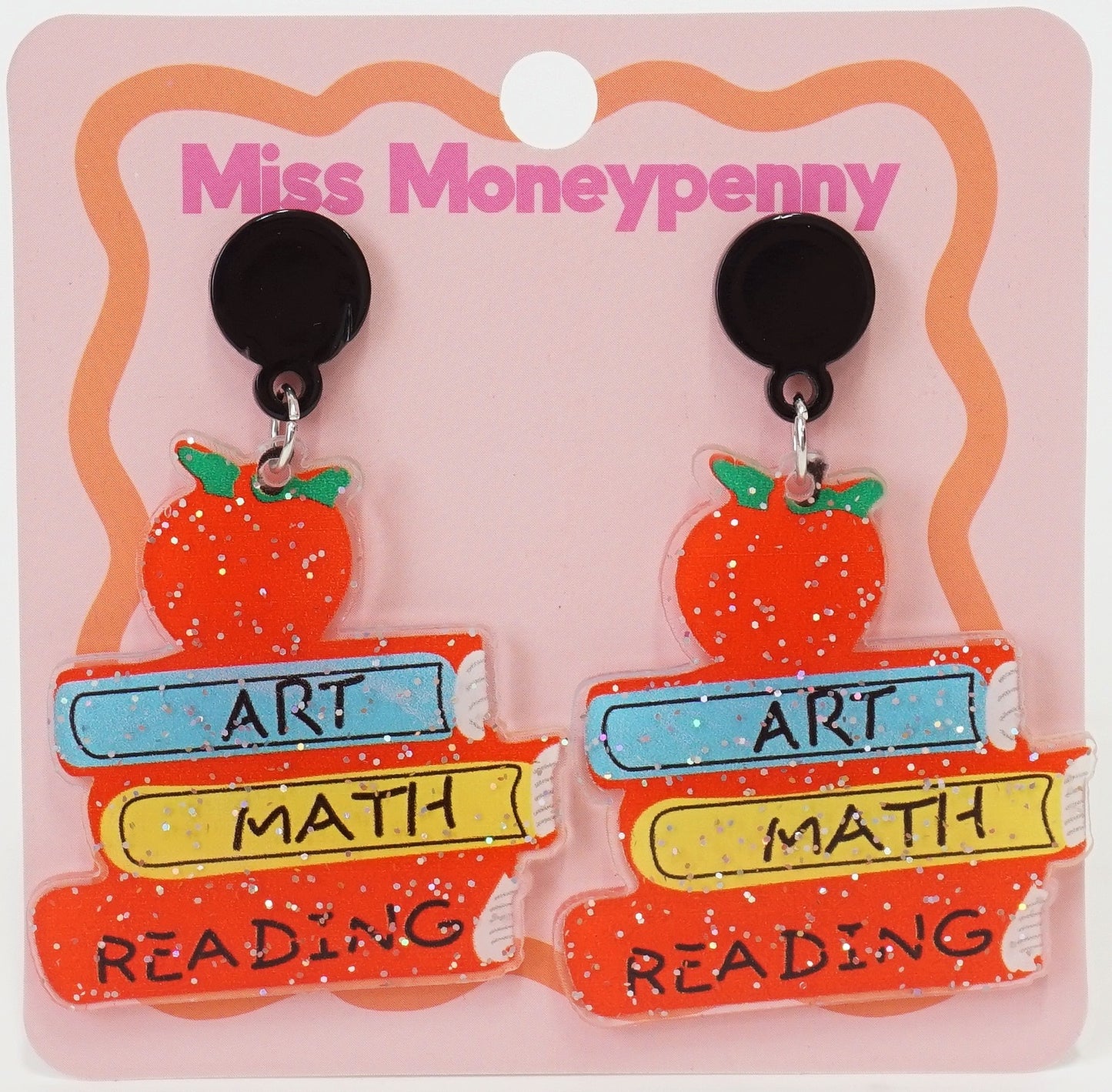 EARRINGS - TEACHER - ART, MATH, READING