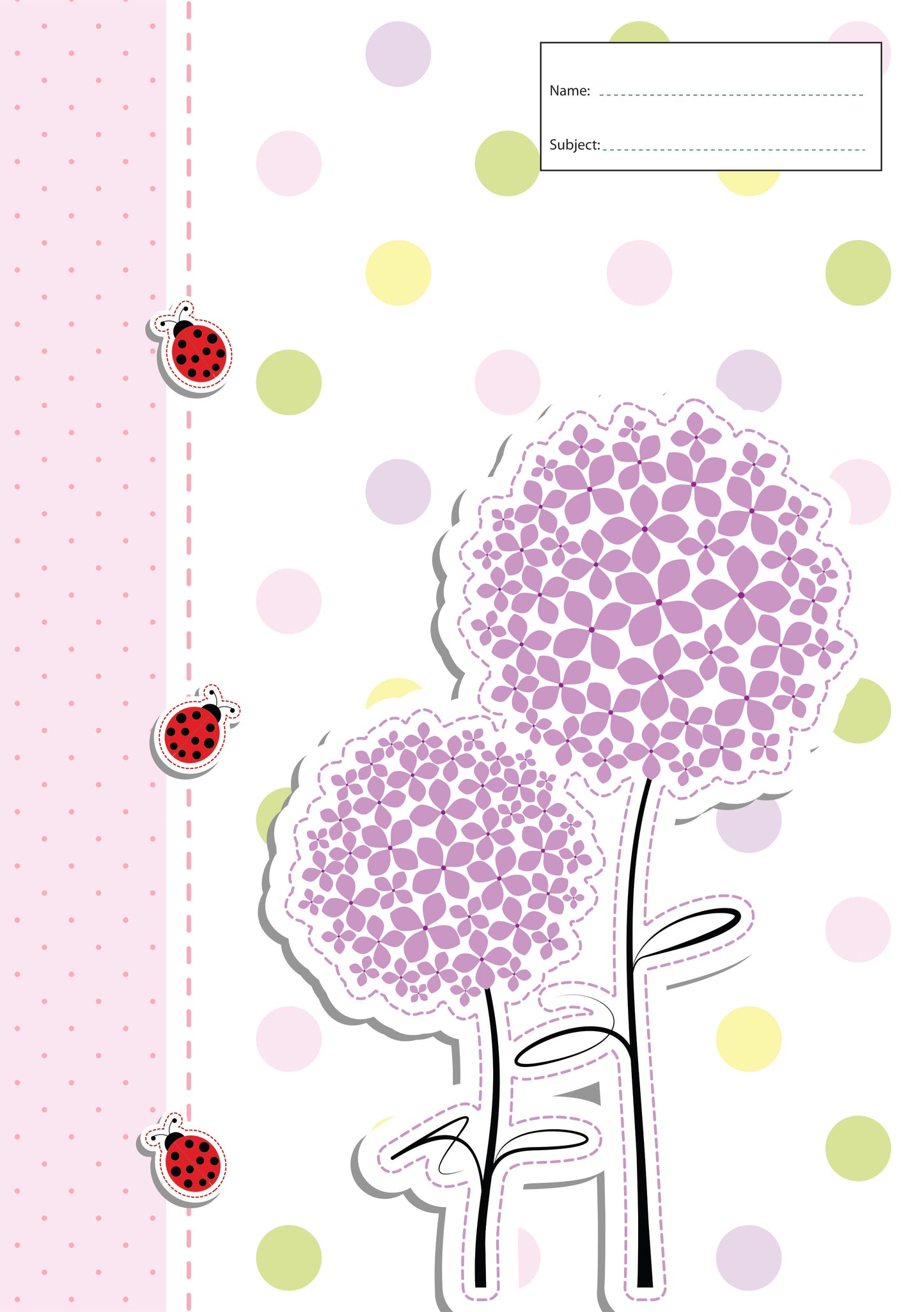 Book Cover - A4 - Lady Bugs