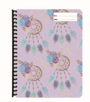 Display Folder - Purple Dream Catcher